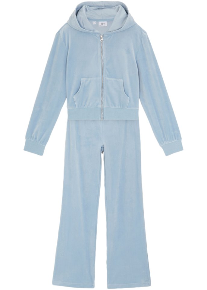 Mädchen Velours-Jogginganzug (2-tlg.Set)