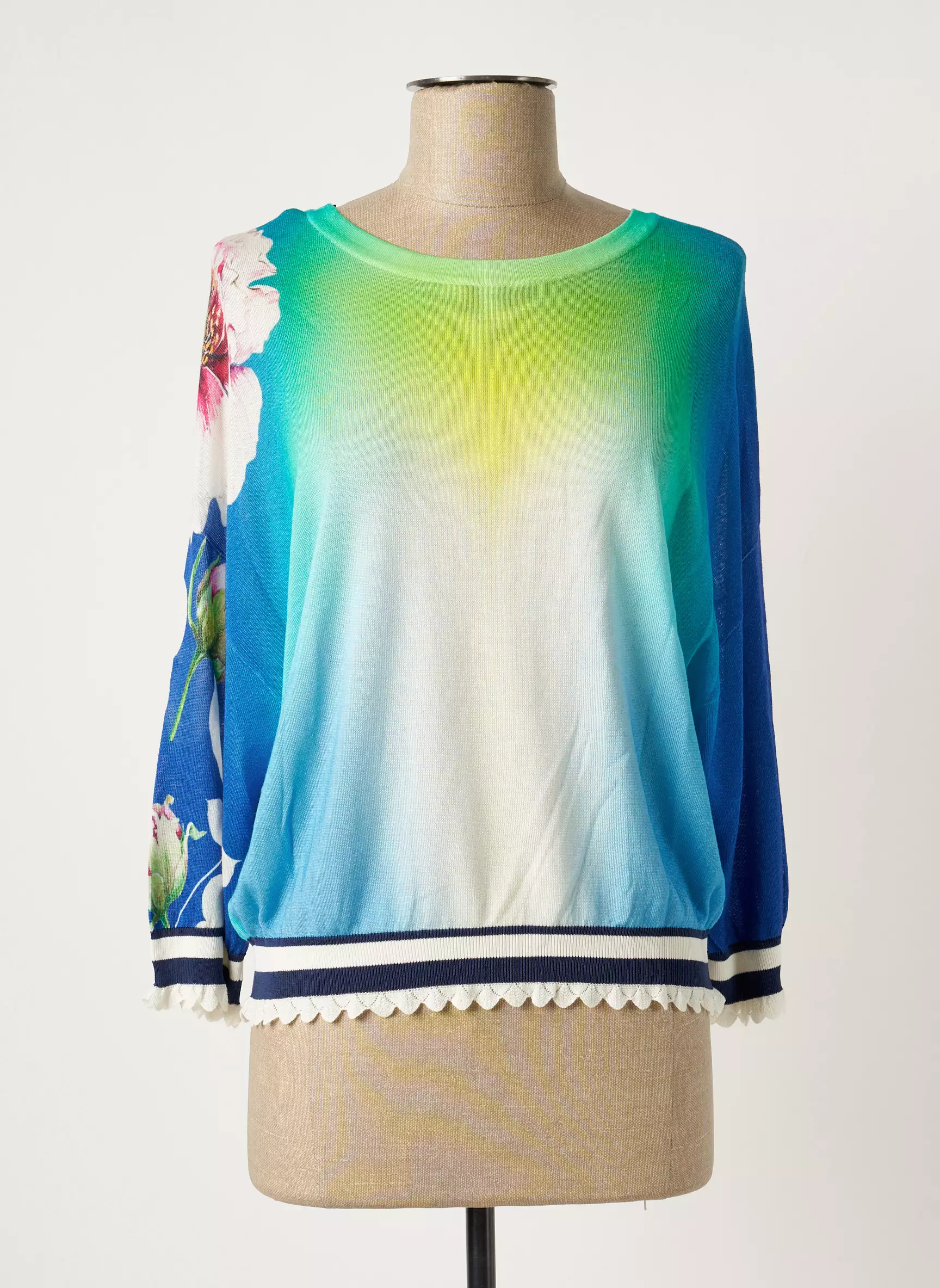 Jei S By Letizia Denaro Tops Femme couleur bleu