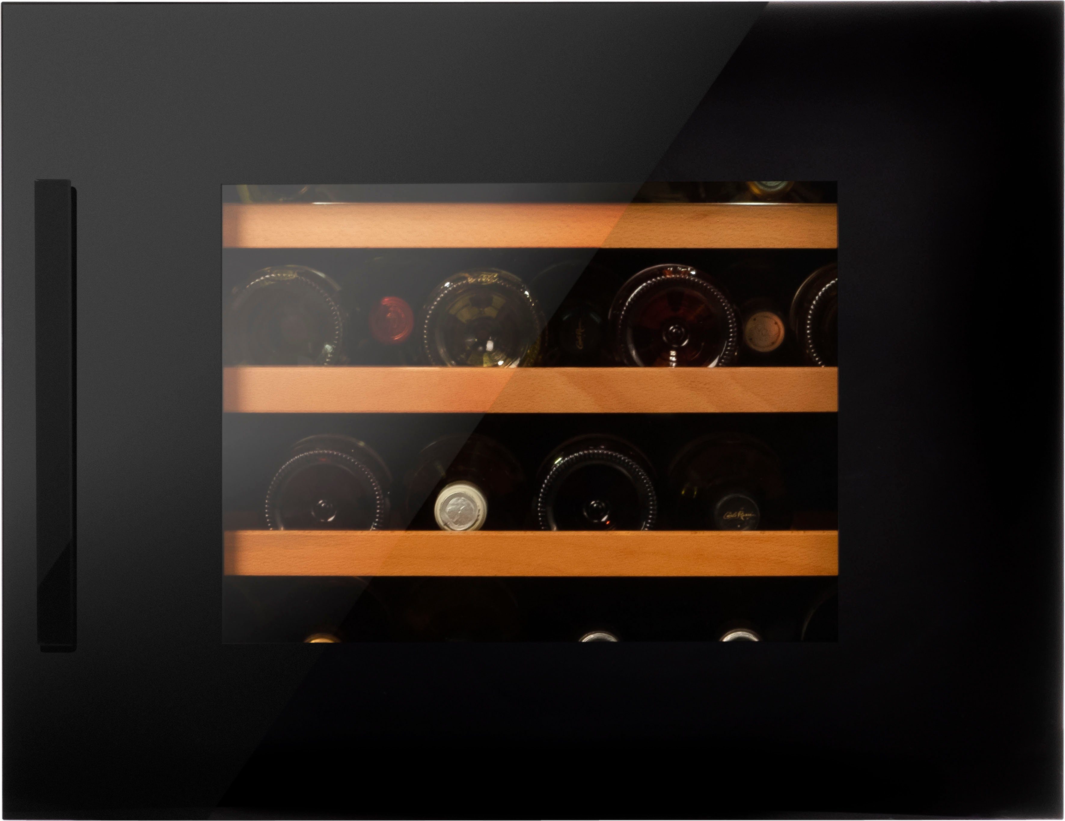 Amica Einbauweinkühlschrank WK 341 200 S, für 24 Standardflaschen á 0,75l,LED-Beleuchtung