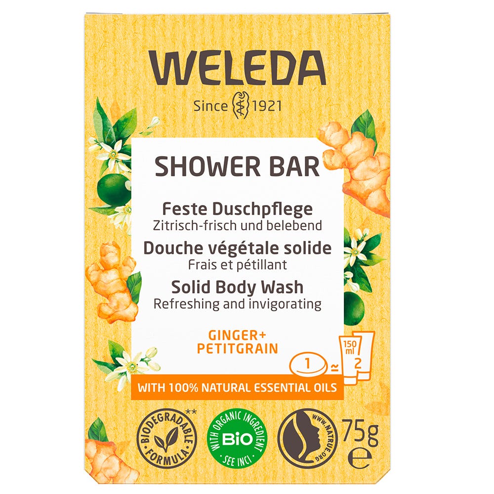 Weleda Shower Bar feste Dusche Ginger + Petitgrain 75 g