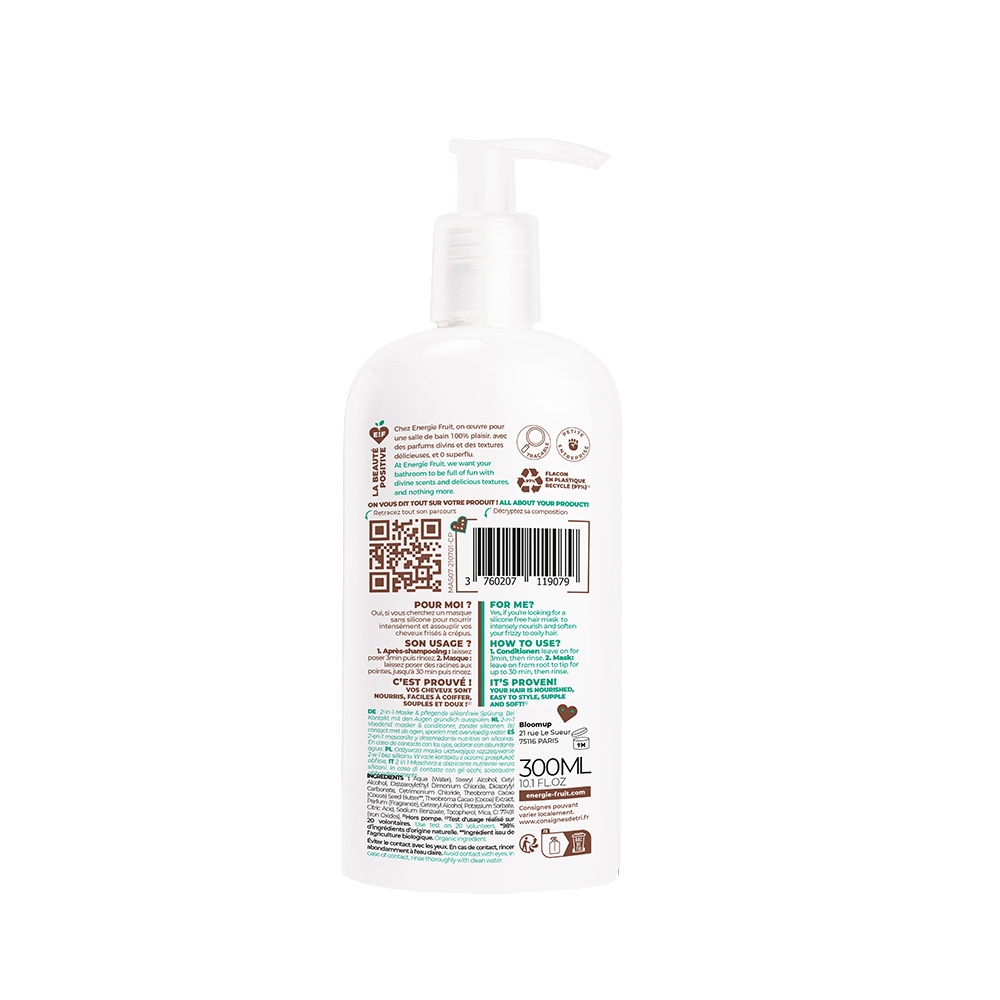 energie fruit MASQUE + DEMELANT |  NUTRITION INTENSE Masque capillaire sans silicone