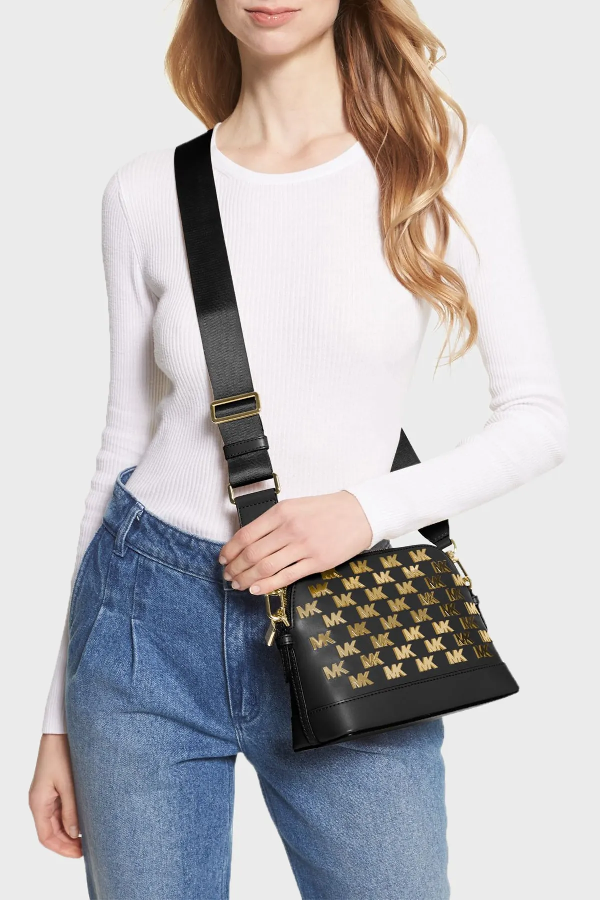 Michael Kors  Umhängetasche - Schwarz - Dobby