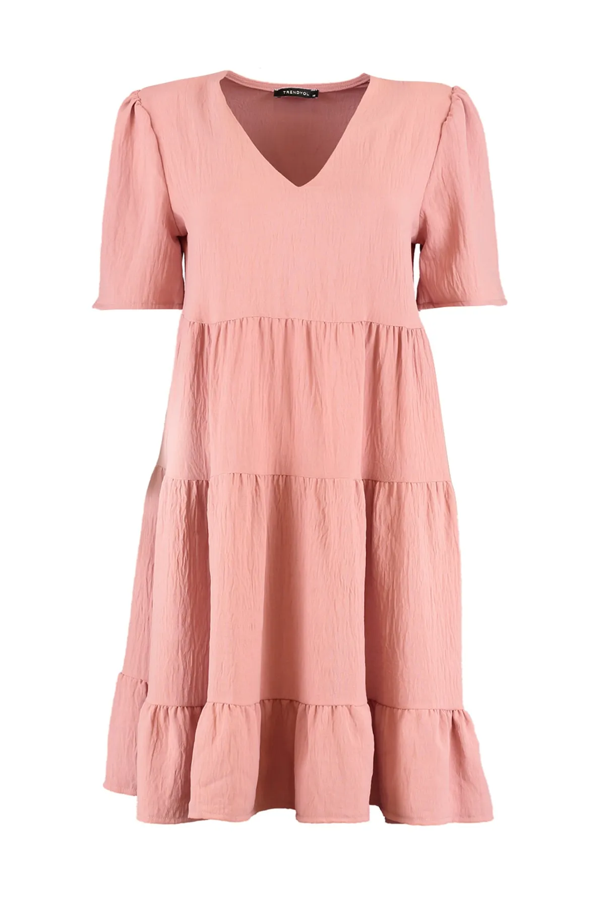 Trendyol Collection  Dusty Rose Mini Woven Wide Cut Webkleid TWOSS20EL0400
