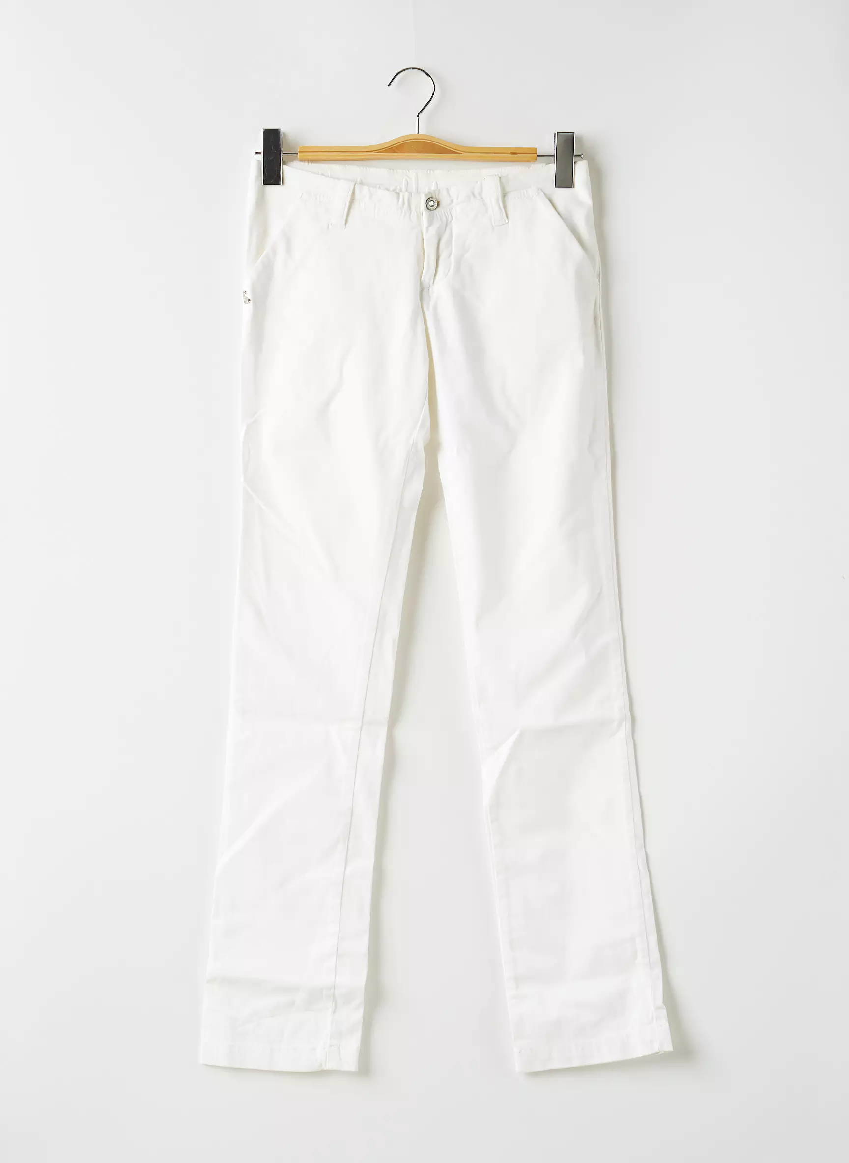 National Liberty Pantalons Slim Femme couleur blanc