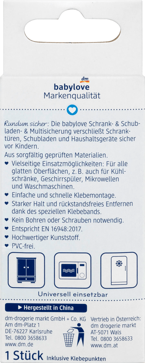 Schrank-, Schubladen- & Multisicherung, 1 St