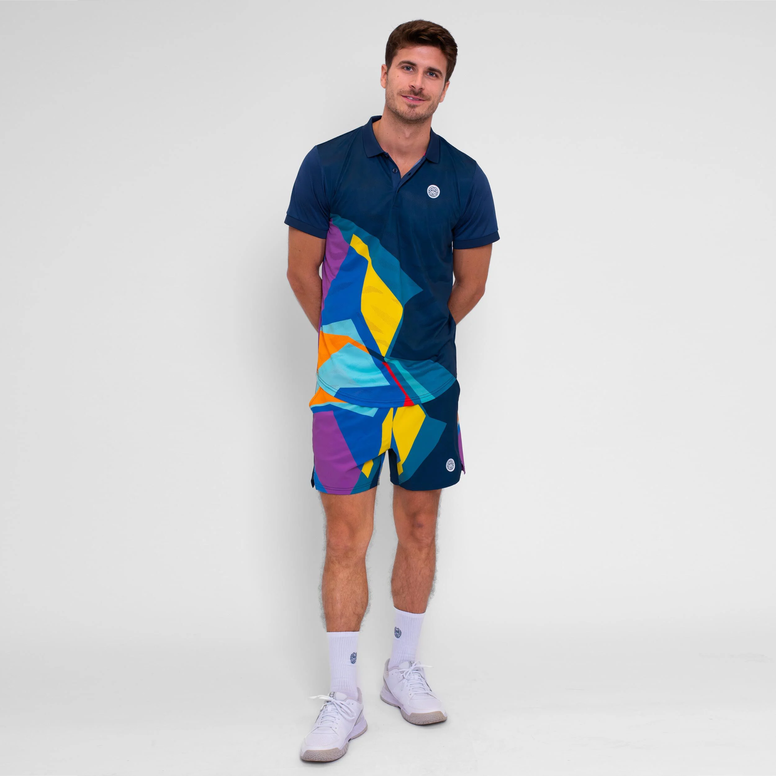 Twiggy Polo Herren - Dunkelblau, Mehrfarbig