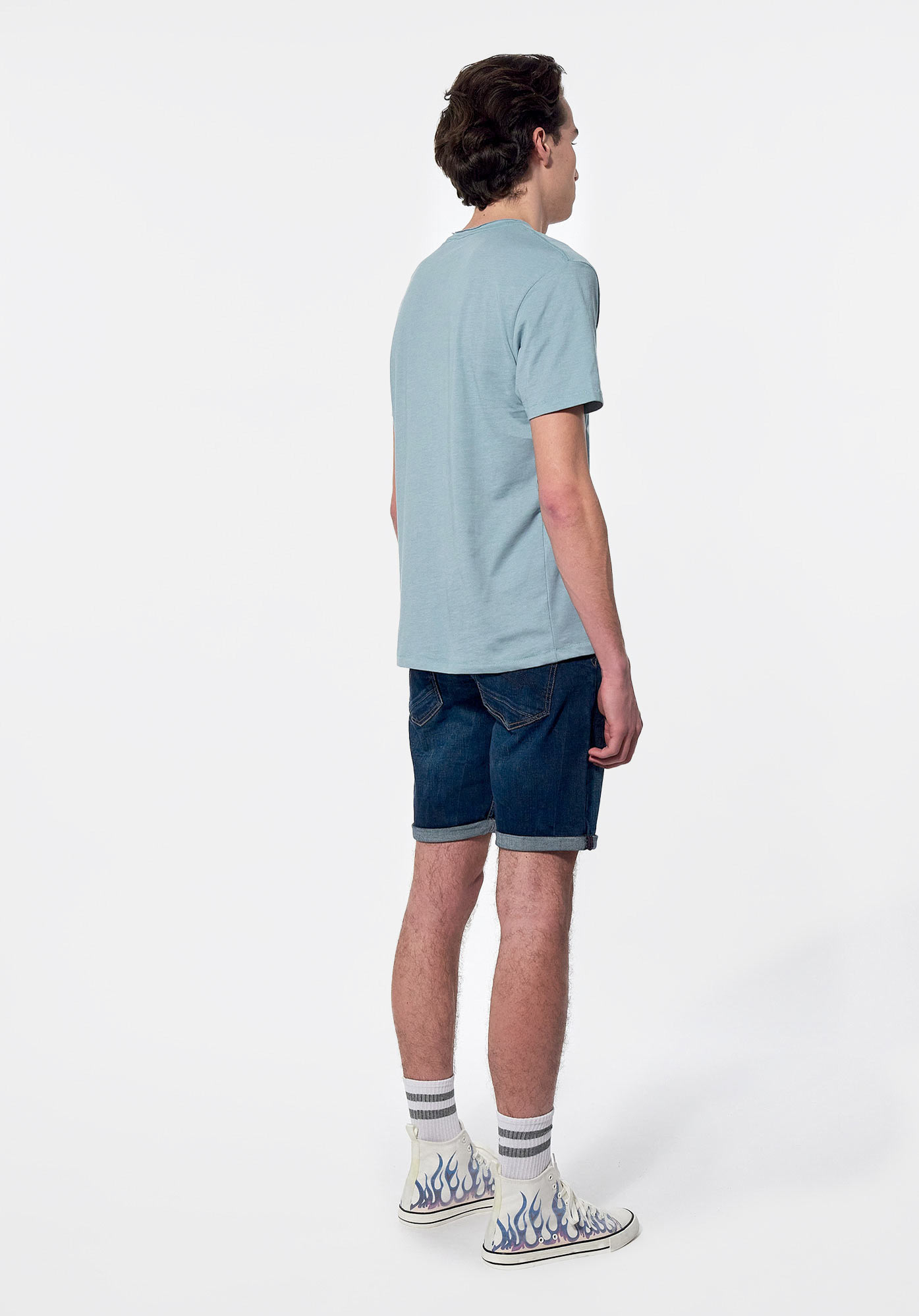 CARL   T-shirt bleu Homme