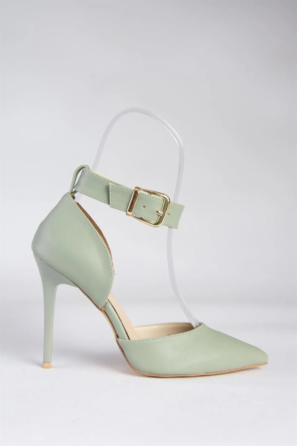 Fox Shoes  Grüne Damenschuhe mit Absatz K654073309