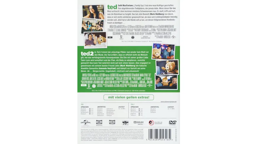 Ted 1&2 Box  [2 DVDs]