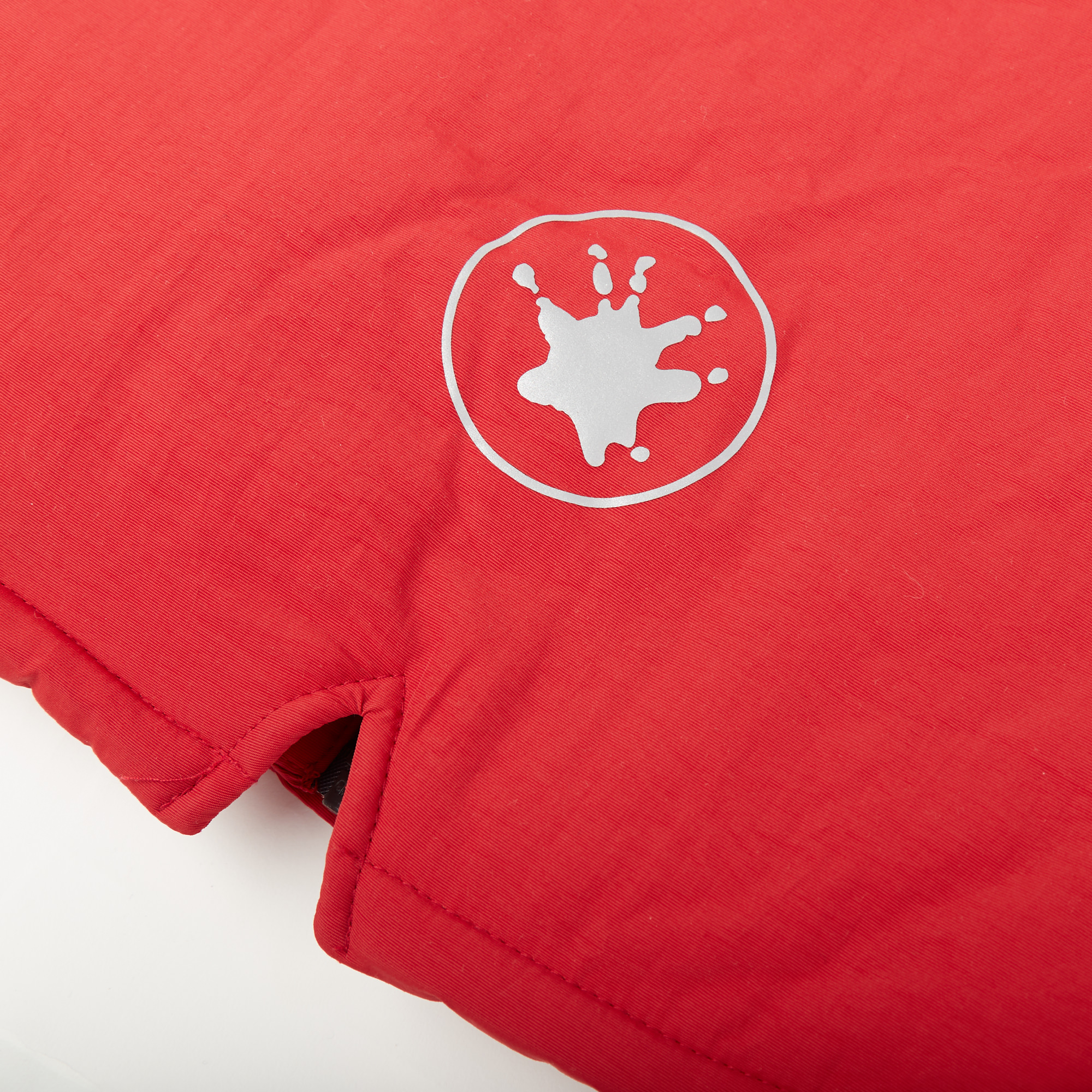 Wattierte Baby Winterjacke in Rot