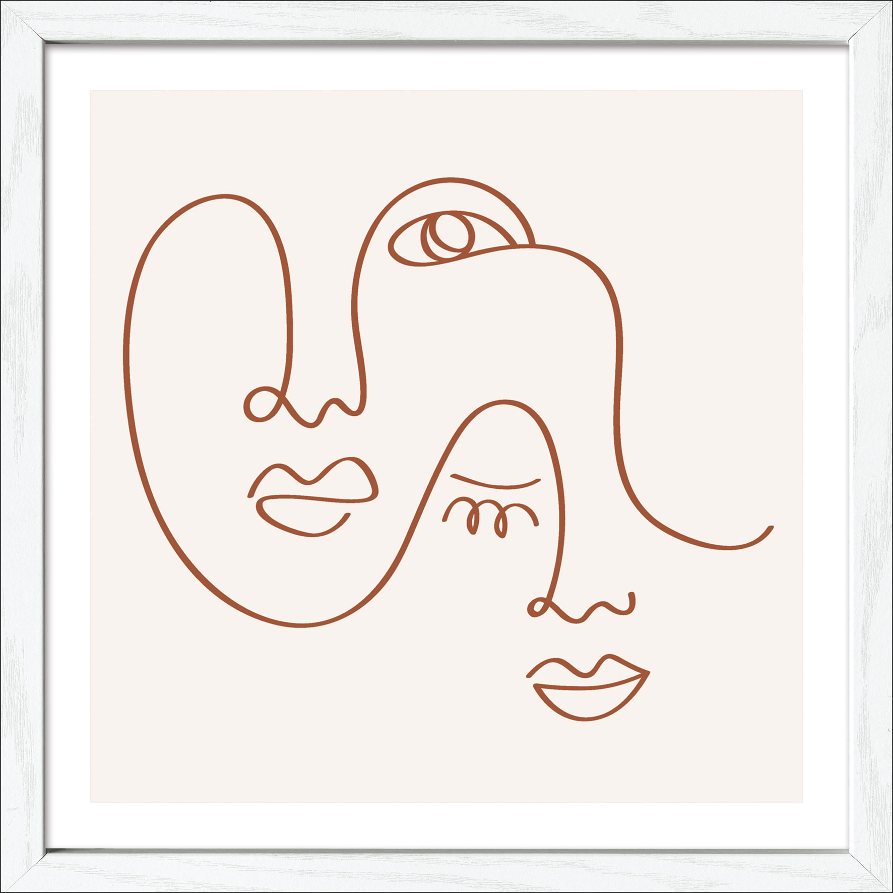 Pro ArtKunstdruck gerahmt 28x28cm