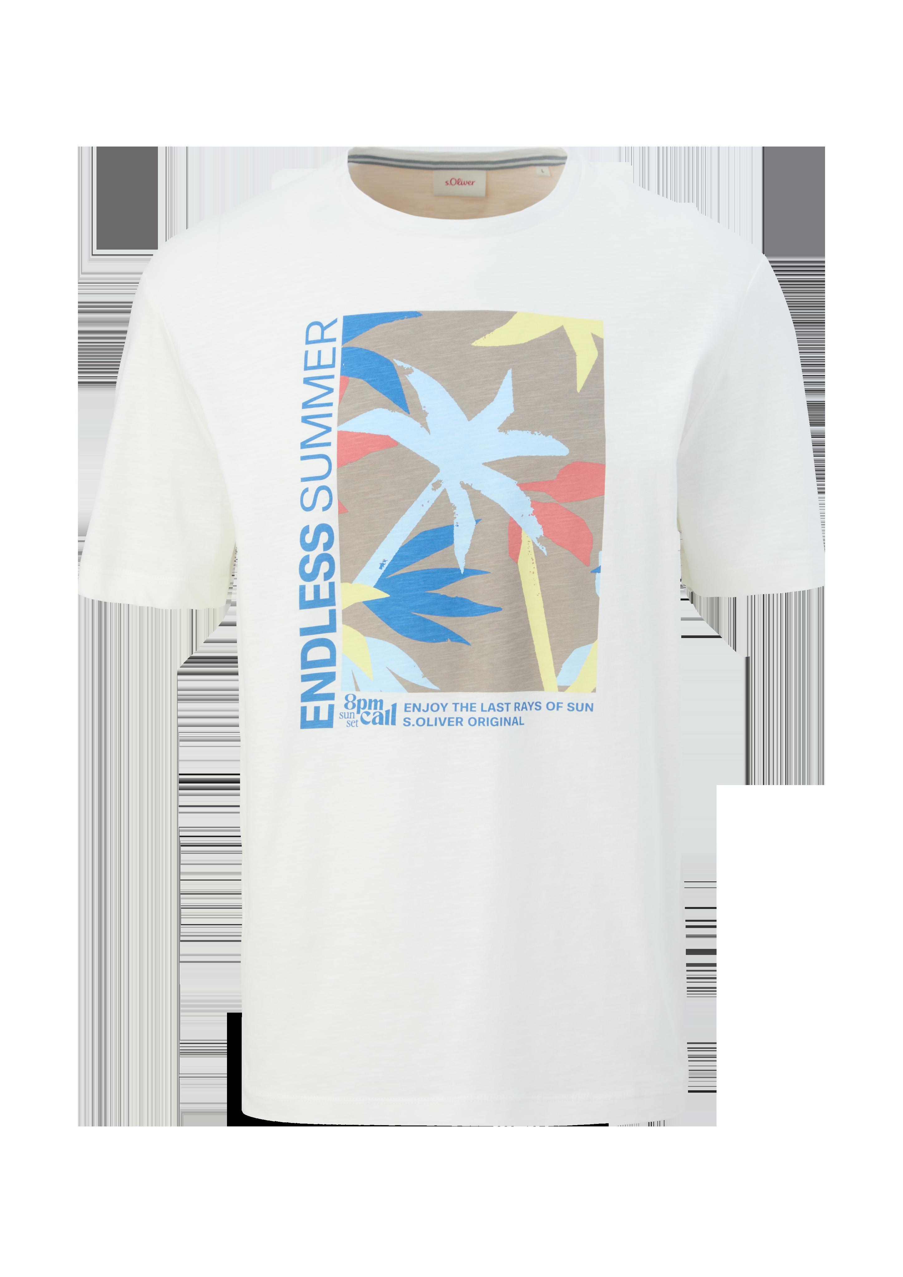 T-Shirt mit Frontprint  2131376-01D1