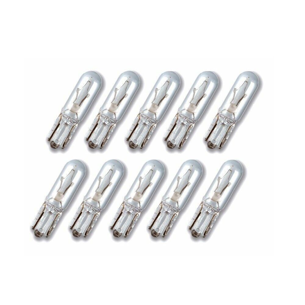 Kummert Business KFZ-Ersatzleuchte 10x Glühlampe T5 W1,2W Glassockel 12V