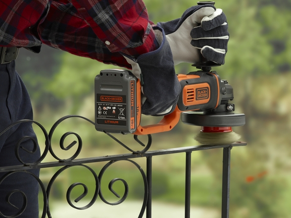 Meuleuse d'angle sans fil Black & Decker BCG720N-XJ 18 volts (batteries et chargeur non inclus)