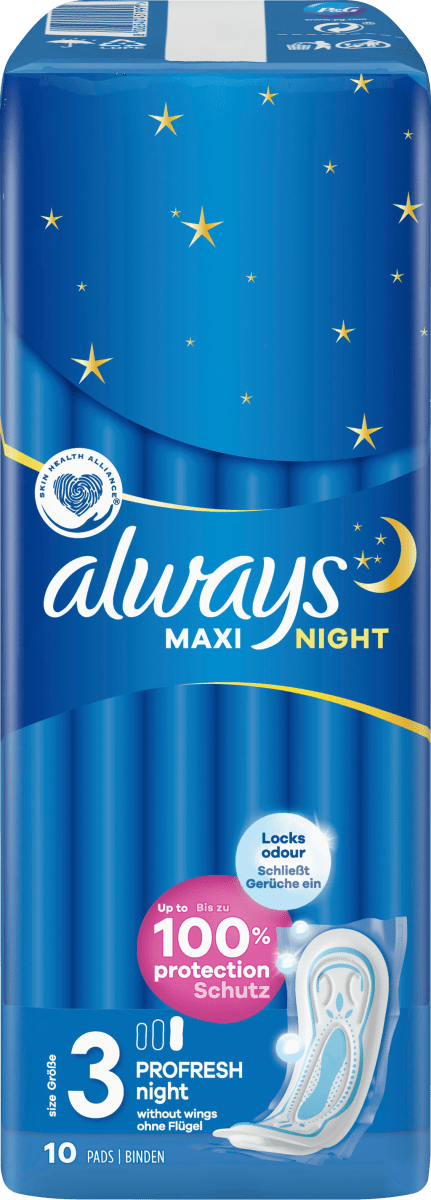 Maxi-Binden ProFresh Night, 10 St