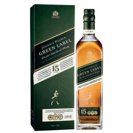 JOHNNIE WALKER GREEN LABEL 15 ANS