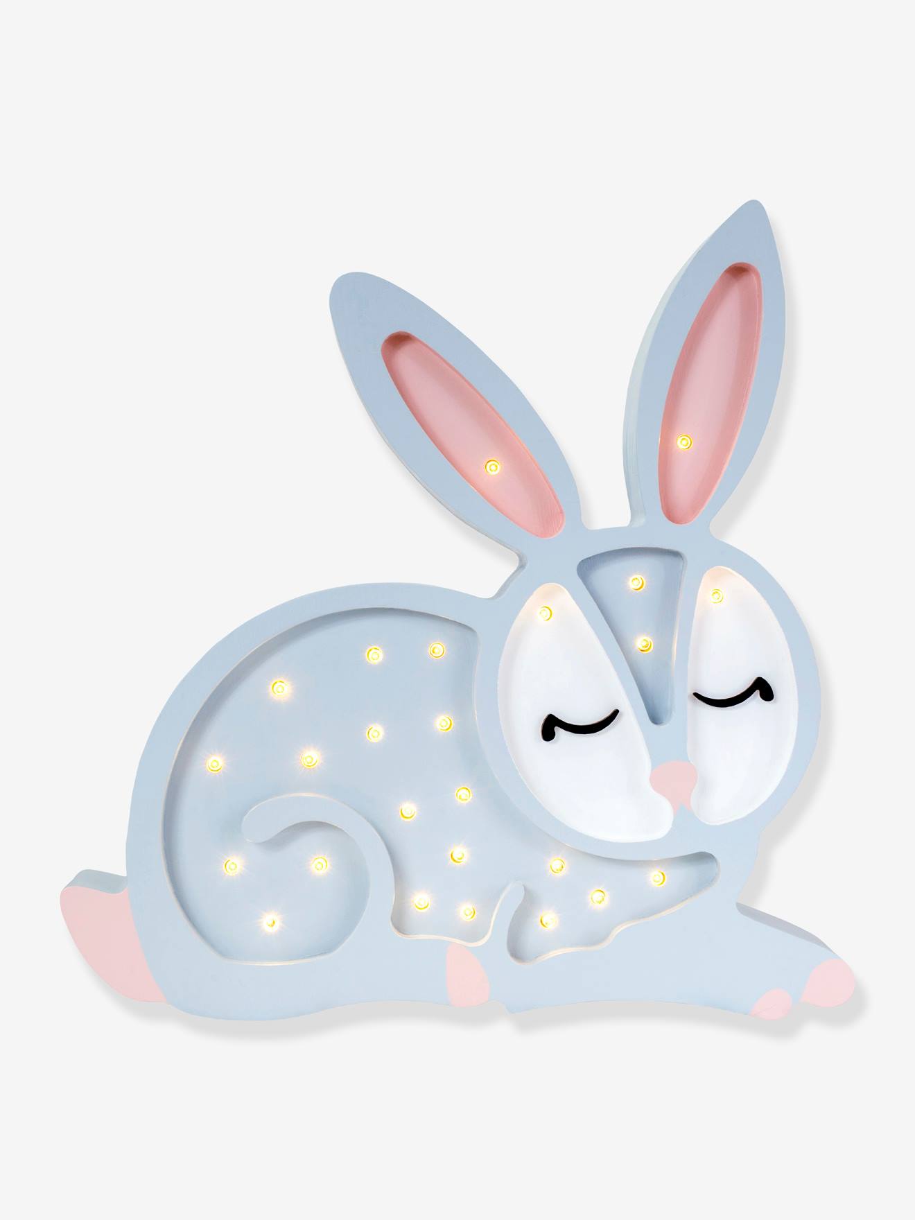 Lampe veilleuse Lapin LITTLE LIGHTS gris