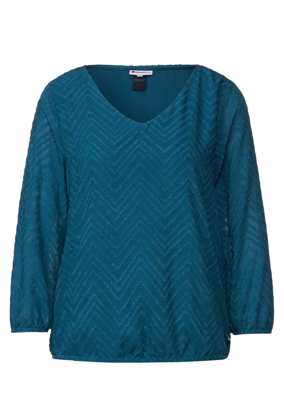 Street One Bluse mit Smokdetails