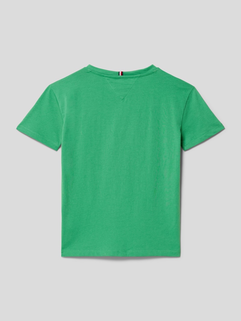 T-Shirt mit Label-Print Modell 'VARSITY' in grün