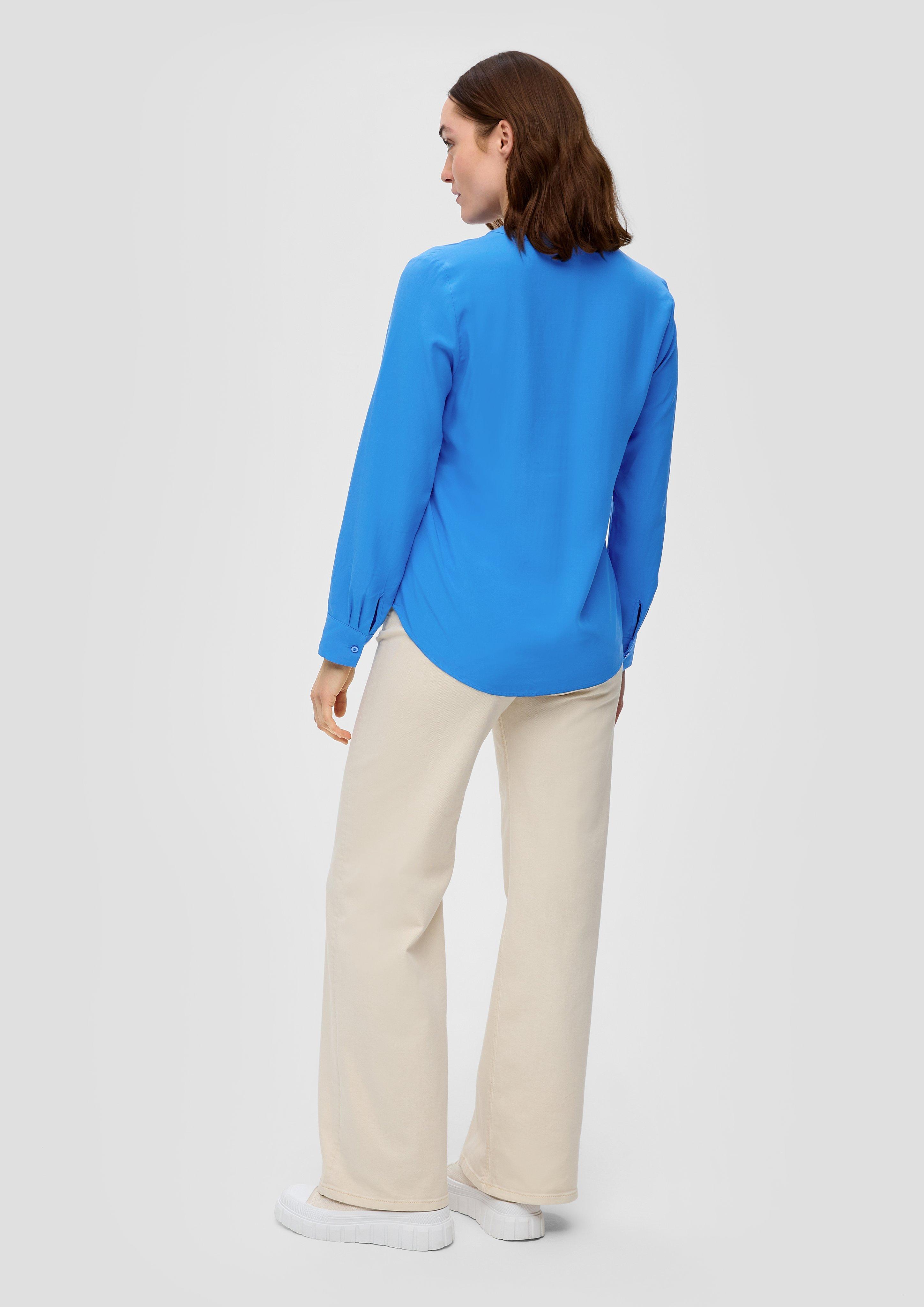 Viskosebluse mit Tunika-Ausschnitt  2142221-5531