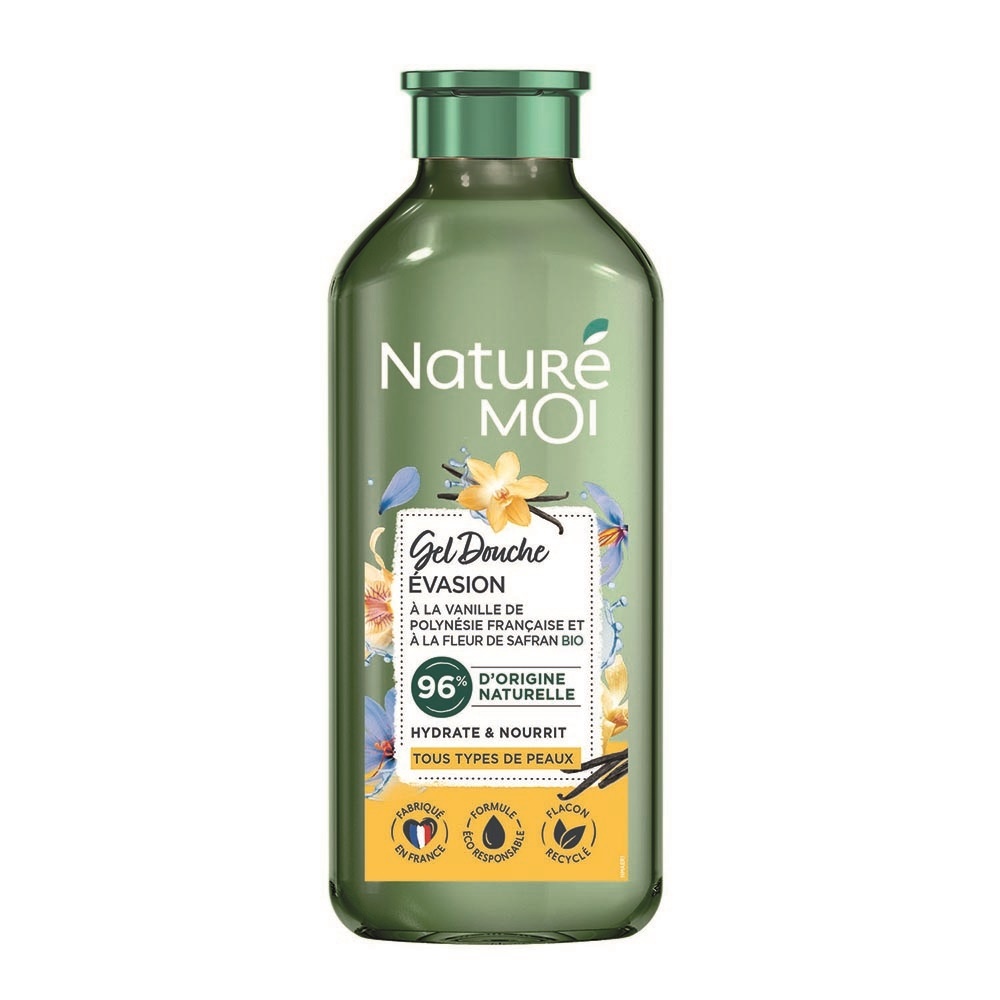 naturé moi Gel douche Evasion Vanille Fleur de Safran 250 ml Gel douche
