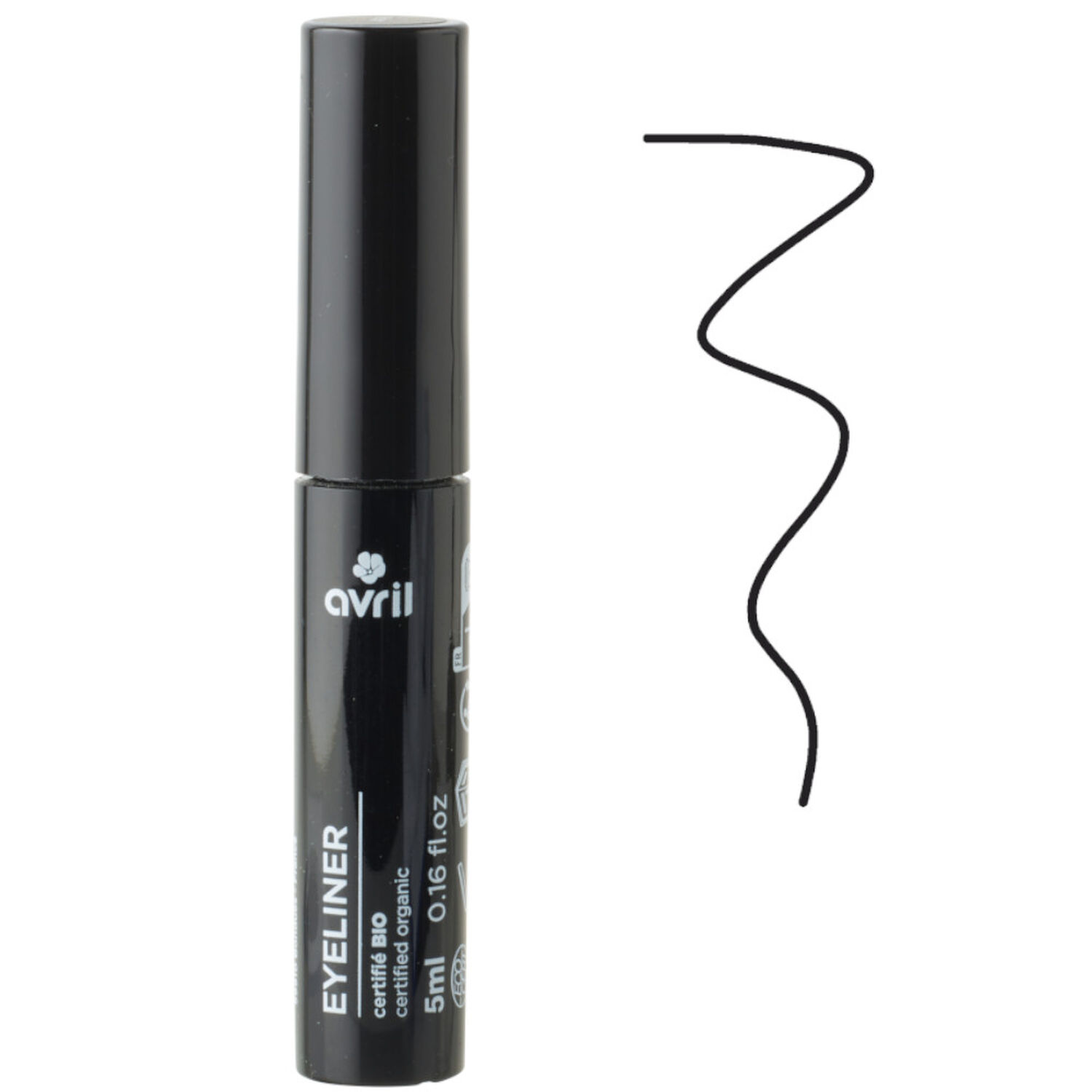 Avril Eyeliner Noir Eyeliner Certifié bio