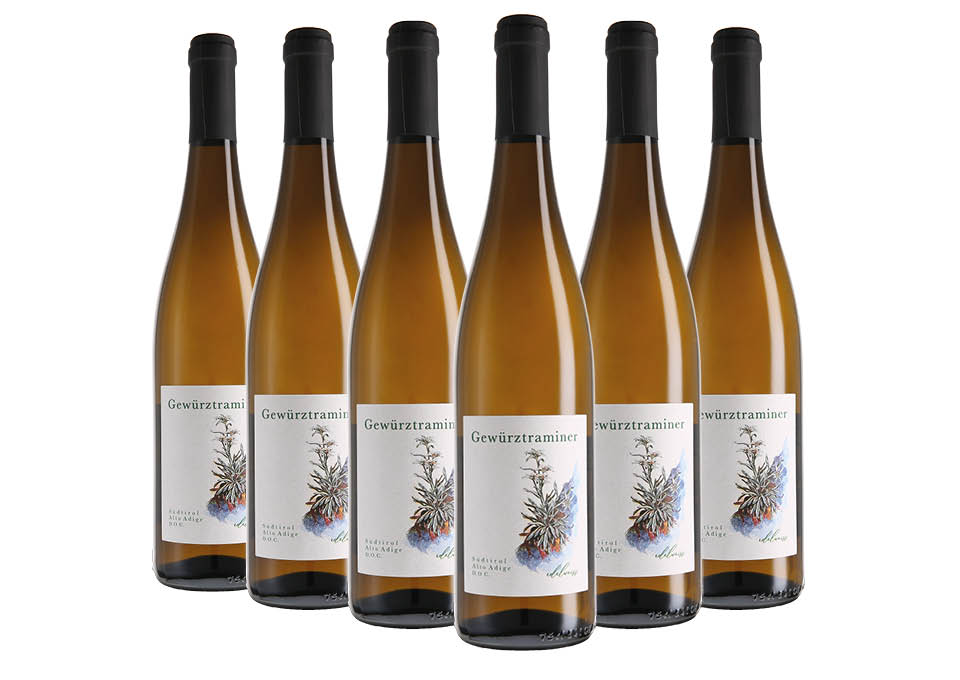 Südtirol - Alto Adige DOC Gewürztraminer 2022 Blumenfeld 6 bouteilles de 0,75 ℓ