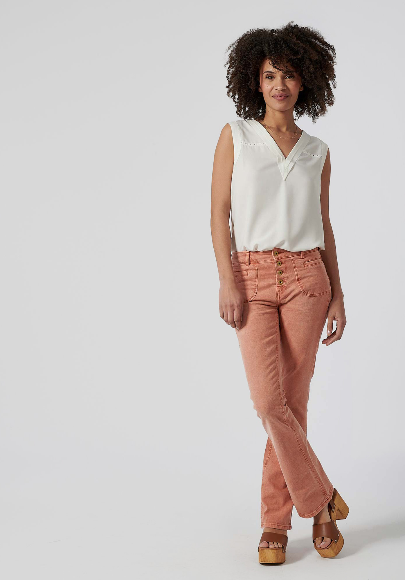 LUCKY  Jean bootcut Femme