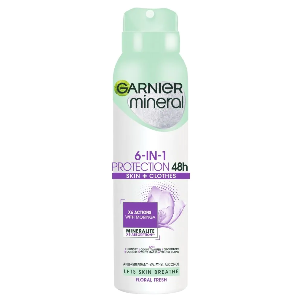 Garnier Deo sprej 6 u 1 zaštita Cvjetna svježina