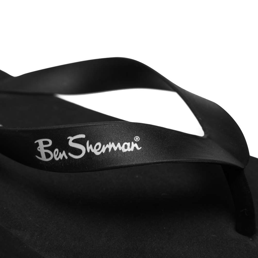 BEN SHERMAN Falmouth Herren Zehentrenner BEN3164-BLACK