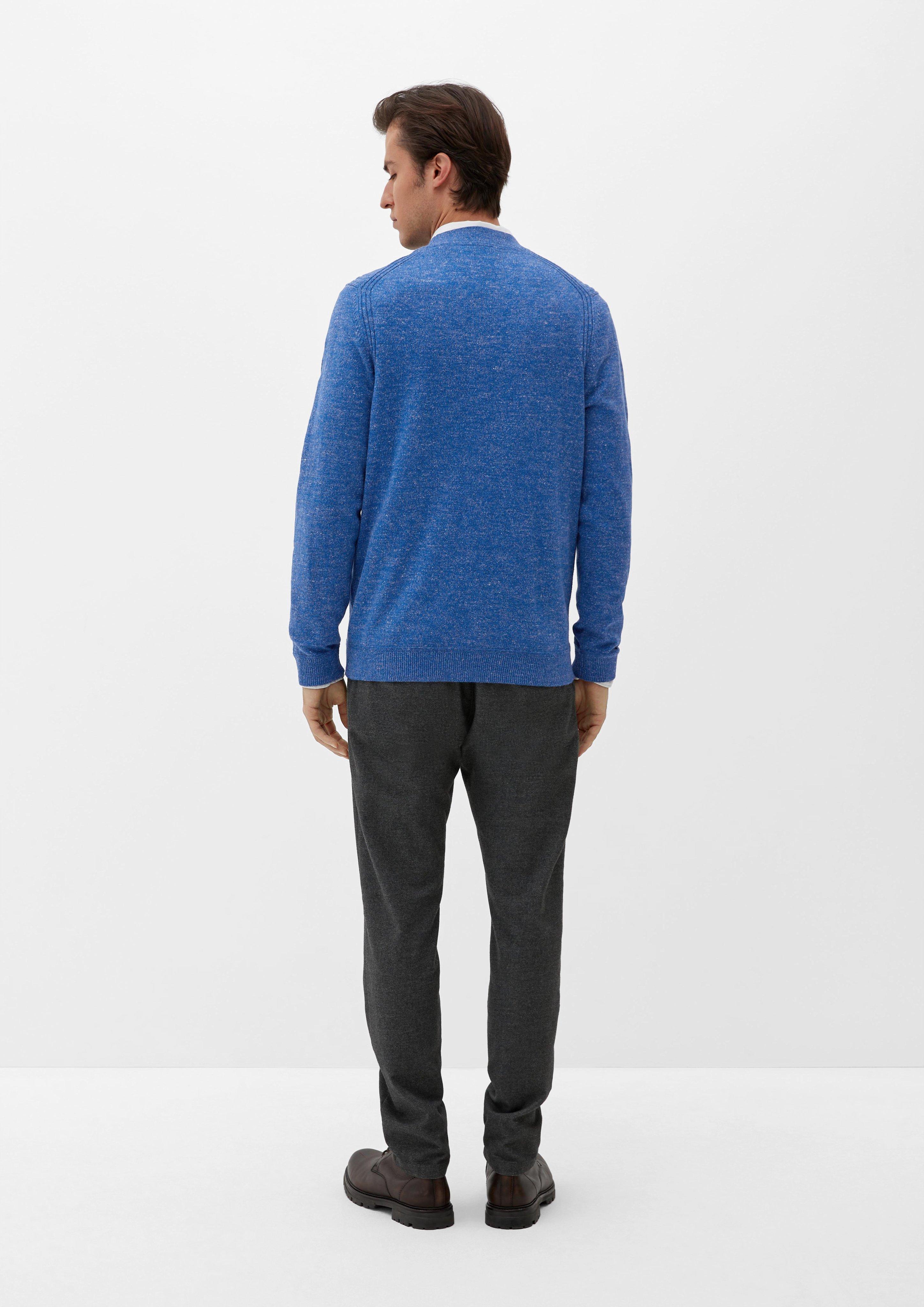 Feinstrickpullover mit Rippdetails  2124554-56X0