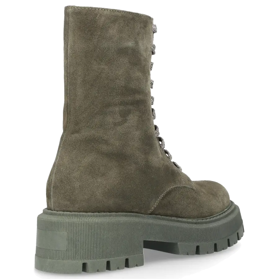 EN AVANT - Stiefeletten C024 Veloursleder - grün
