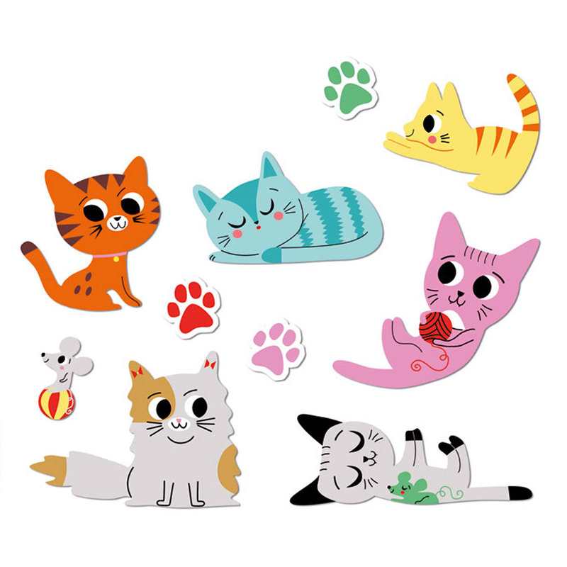 80 gommettes les bébés chats - Lito