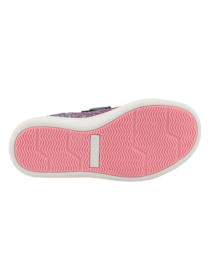 Tom Tailor Sneakers in Dunkelblau/ Rosa günstig kaufen