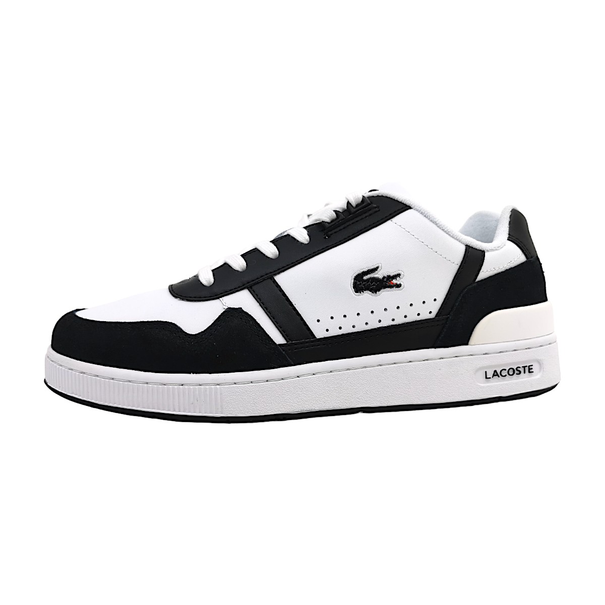 Lacoste T-Clip Logo Sneaker 47SMA0073 Weiß 147- White/Black