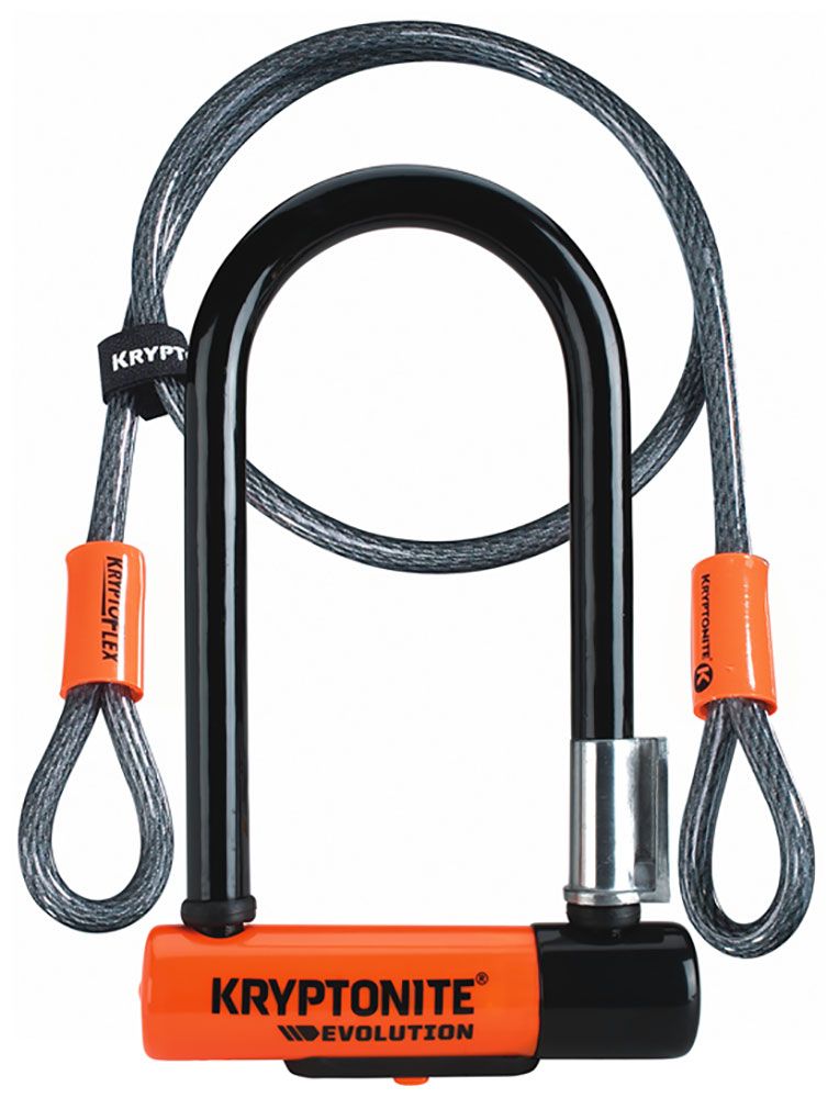 Kryptonite Evolution™ Mini-7 New-U Bügelschloss mit KryptoFlex kaufen | Bike-Discount