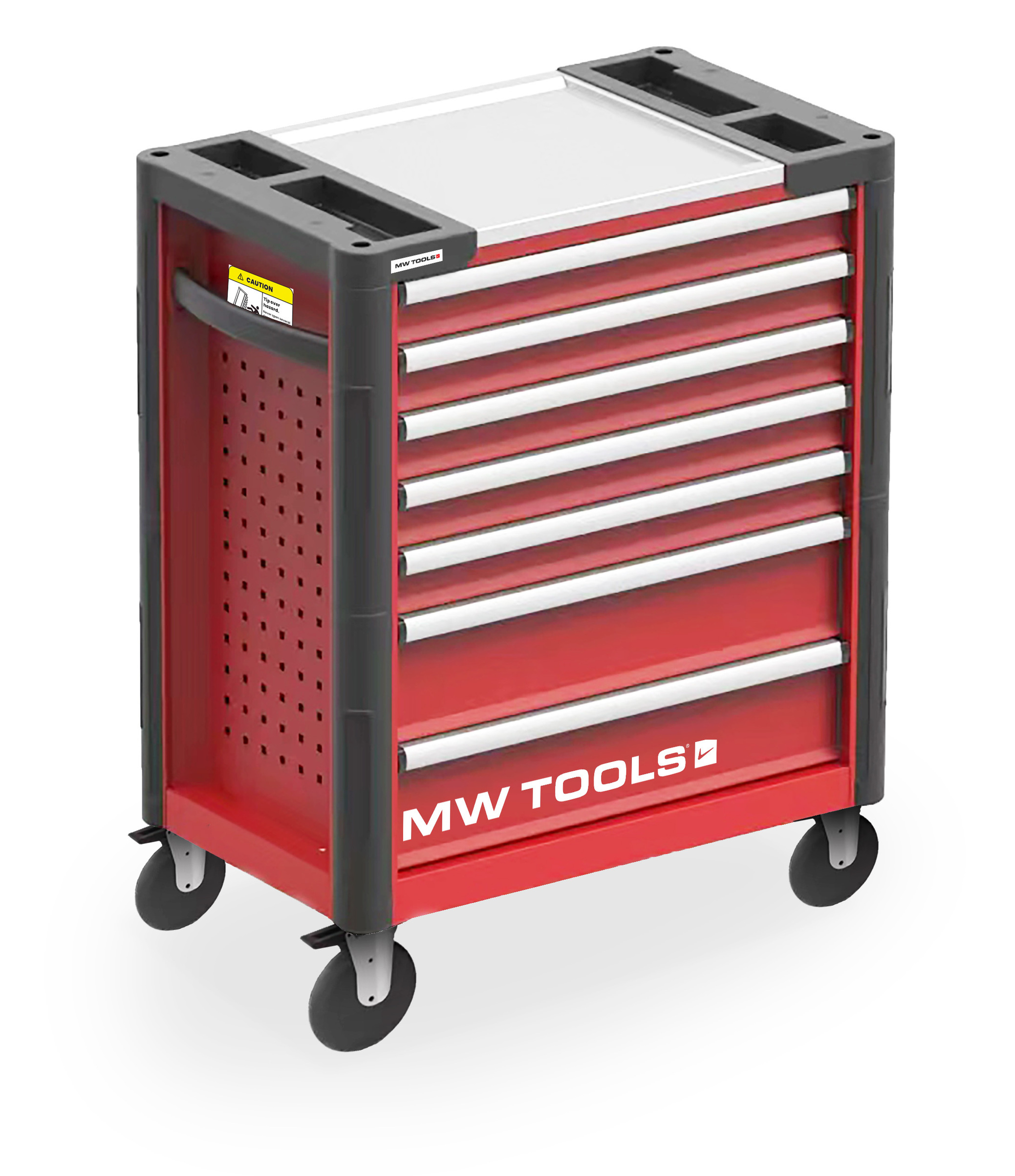 Metal Works 855006758 MWE211A Gefüllter, robuster Werkzeugwagen STARTER 212-teilig
