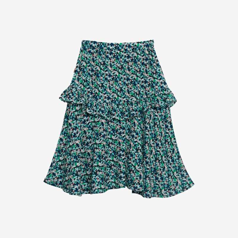 Jupe midi fille micro-fleurs Catimini