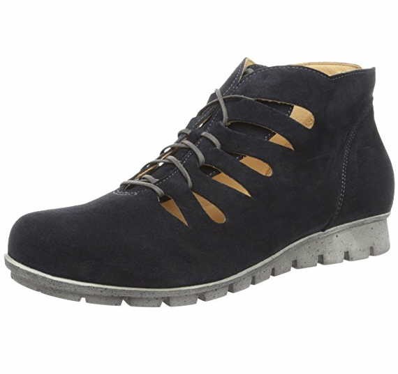 THINK Schnür-Stiefeletten blau