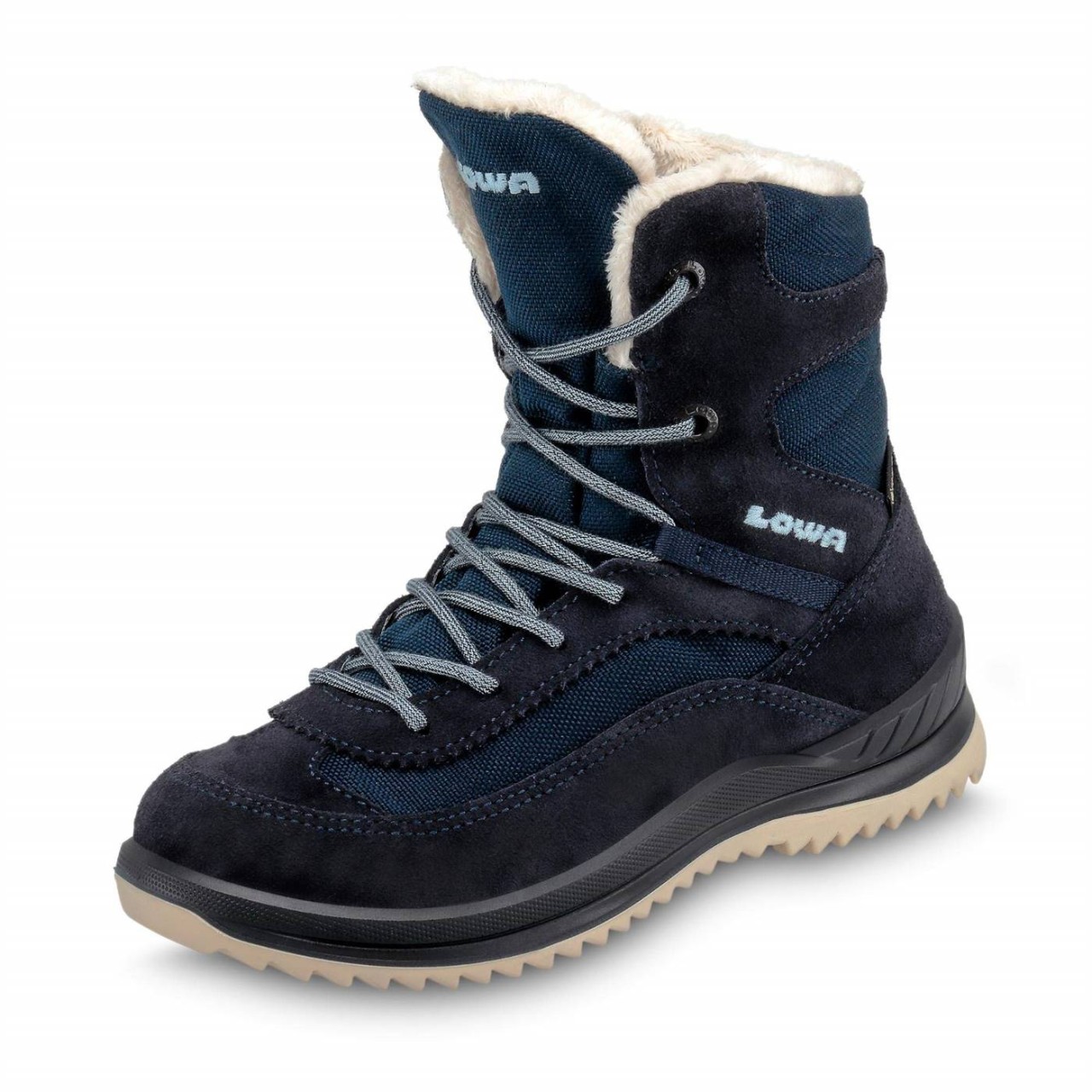 LOWA Stiefel Jungen blau
