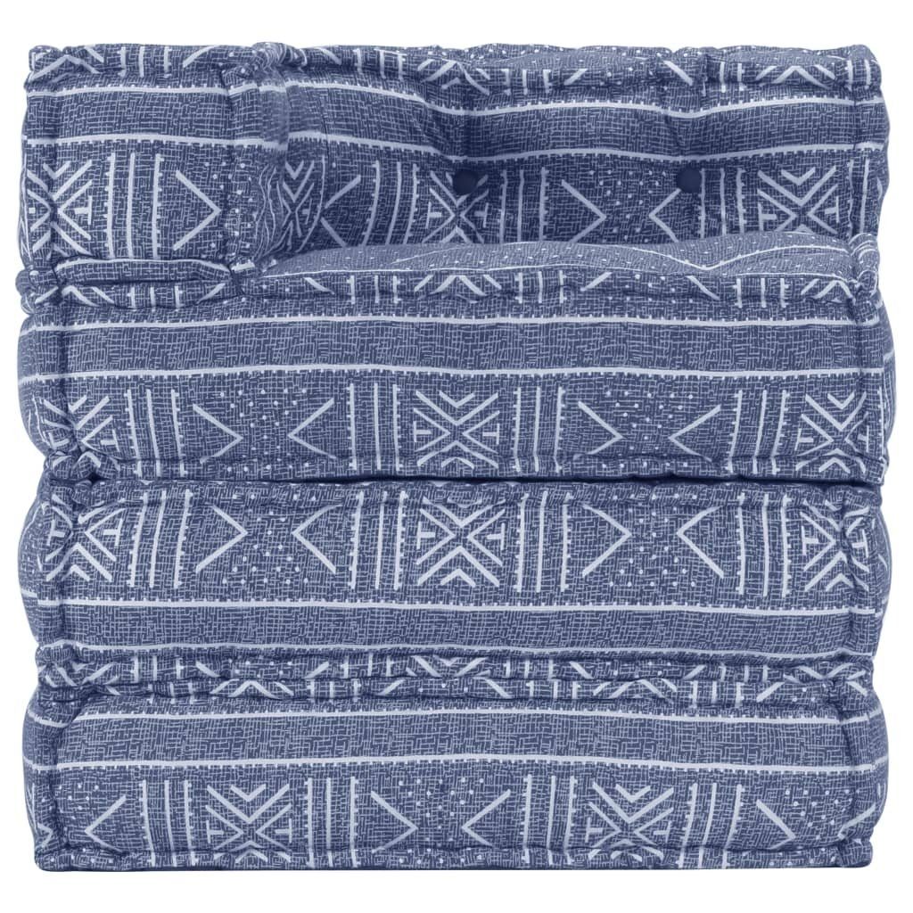 Klappmatratze 297477, möbelando, 69 cm hoch, (LxBxH: 70x70x69 cm), aus Baumwolle in Indigo