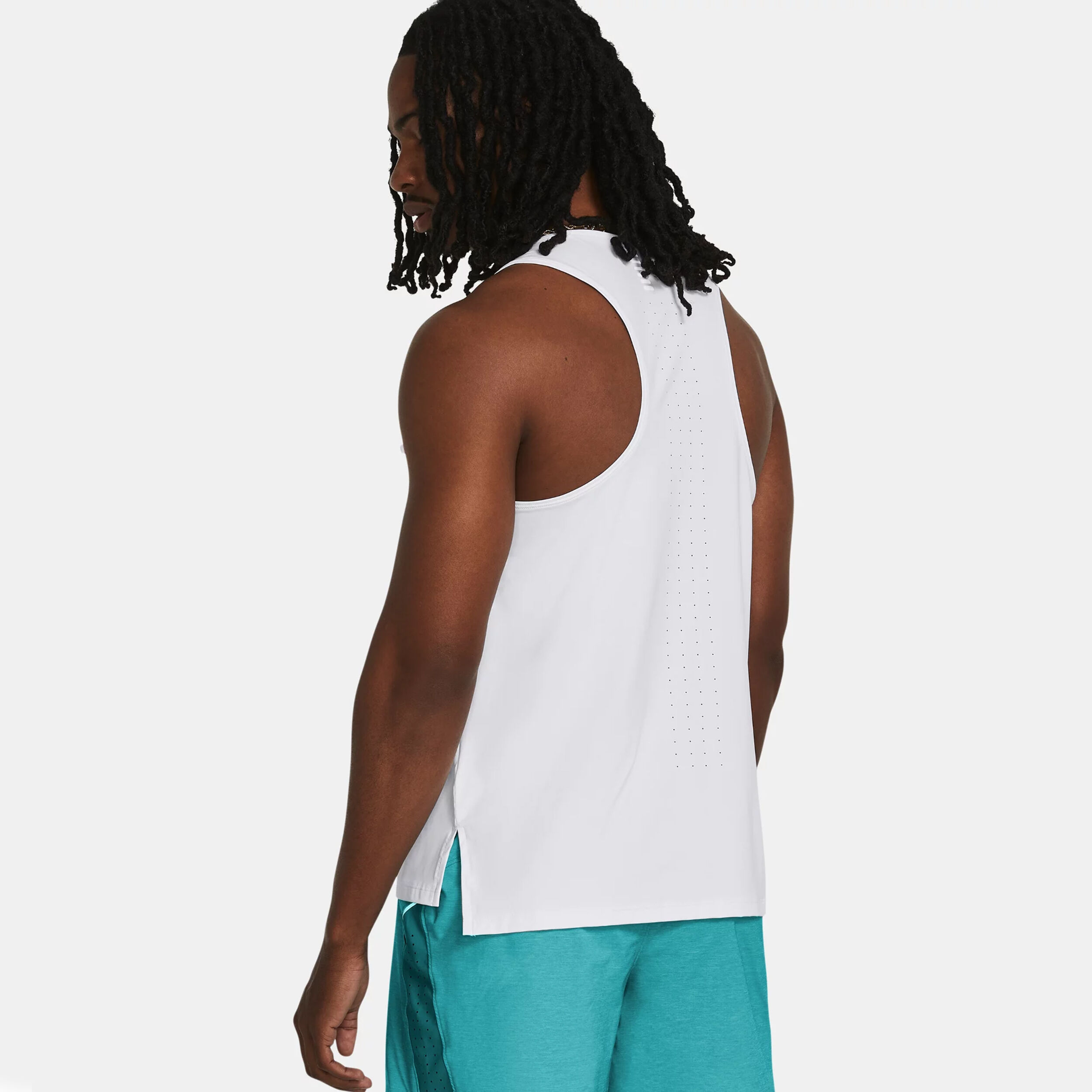 Laser Singlet Tank-Top Herren - Weiß