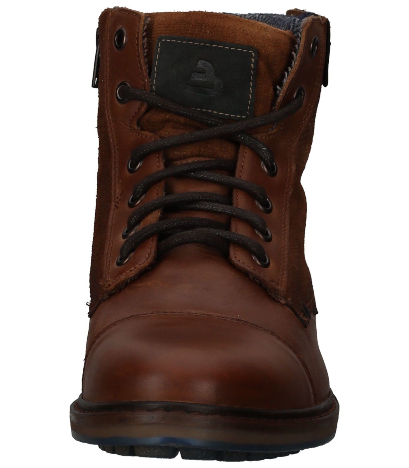 Bullboxer Stiefelette Leder Schnürstiefelette