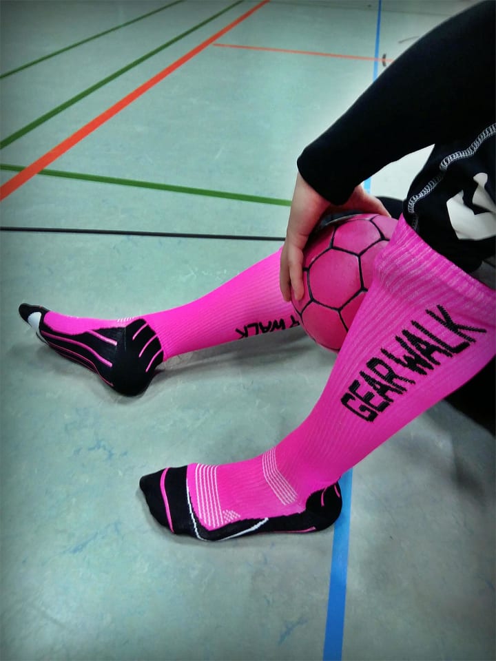normani 2 Paar atmungsaktive Sport-Kompressionsstrümpfe in Neongelb/Schwarz günstig kaufen 35-38