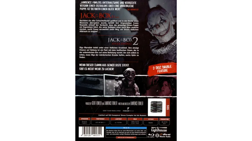 Jack in the Box 1&2 - Mediabook  [2 BRs]
