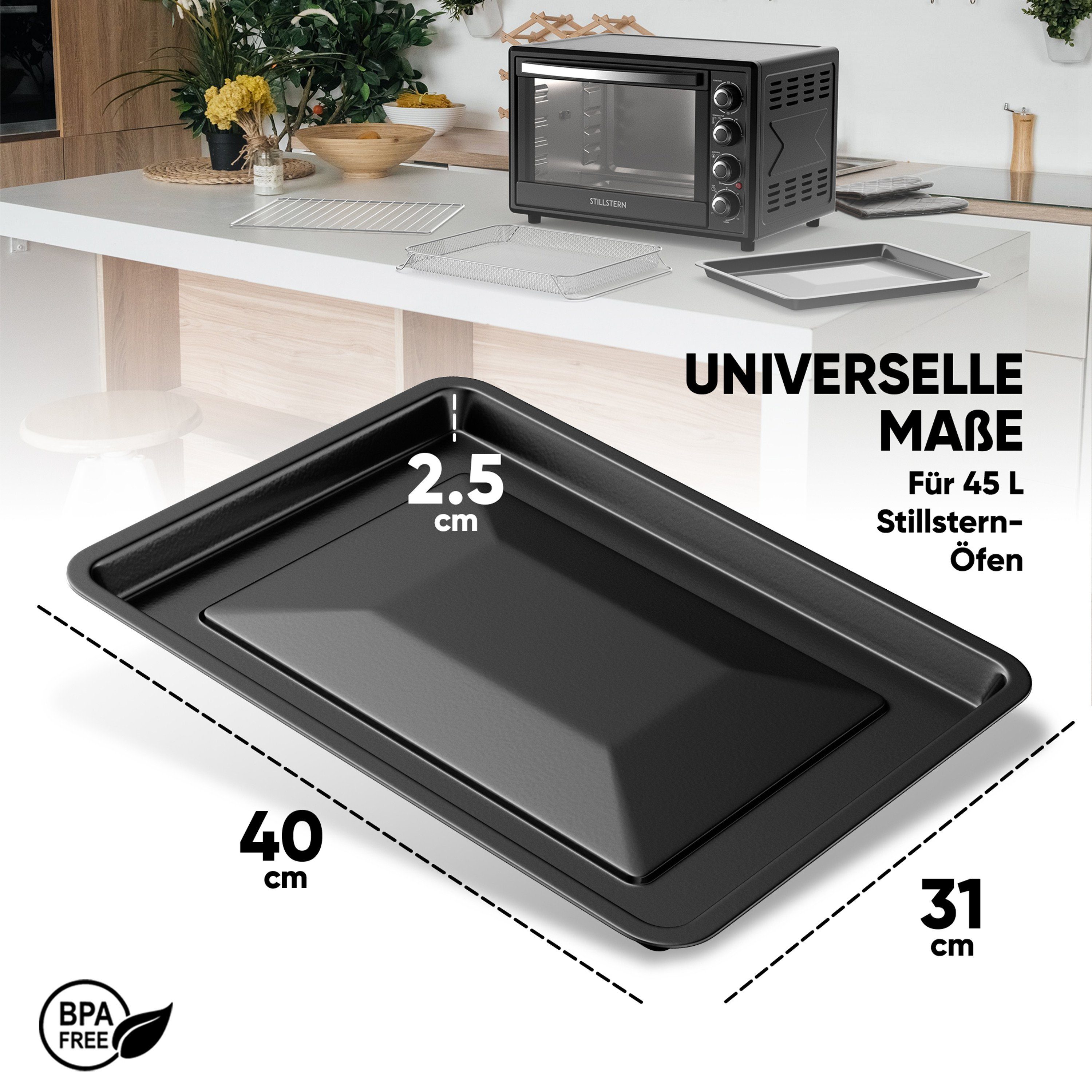 Stillstern Backblech für Stillstern 45L Minibackofen