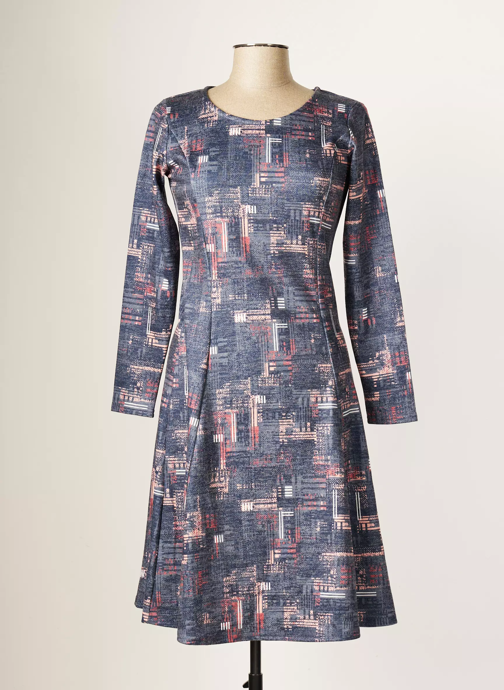 Damart Robes Mi Longues Femme couleur bleu