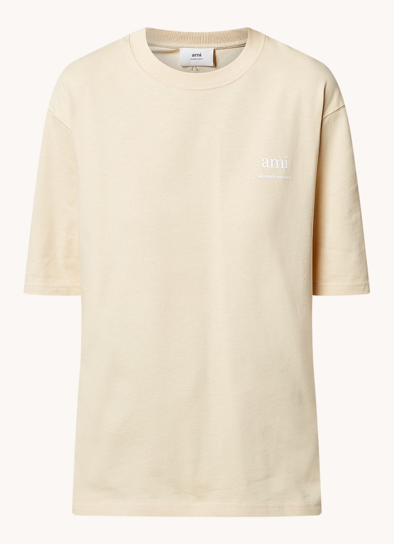 Tricou AMI Paris din bumbac organic cu logo