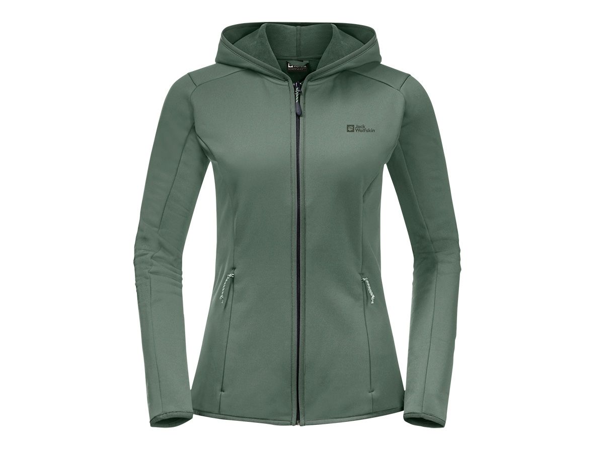 Jack Wolfskin Baiselberg Hooded Picnic Green Damen Jacke