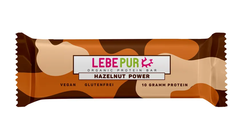 LEBEPUR Bio Hazelnut Protein Power Riegel 40 g